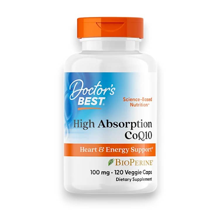 Doctor's Best, High Absorption CoQ10 with BioPerine®, 100 mg, 120 Veggie Caps 1