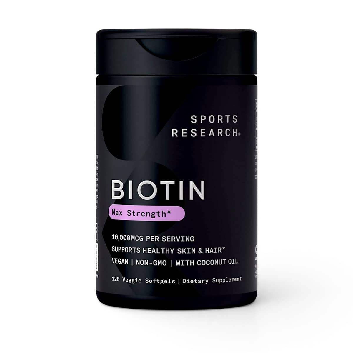 Sports Research, Biotin, 10.000 mcg, 120 Veggie Softgels 1