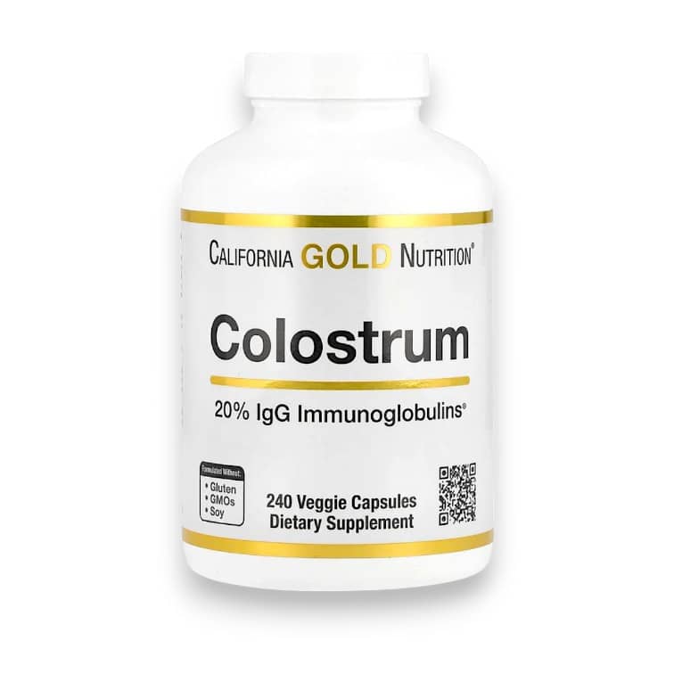 California Gold Nutrition, Colostrum, 240 Veggie Capsules 1