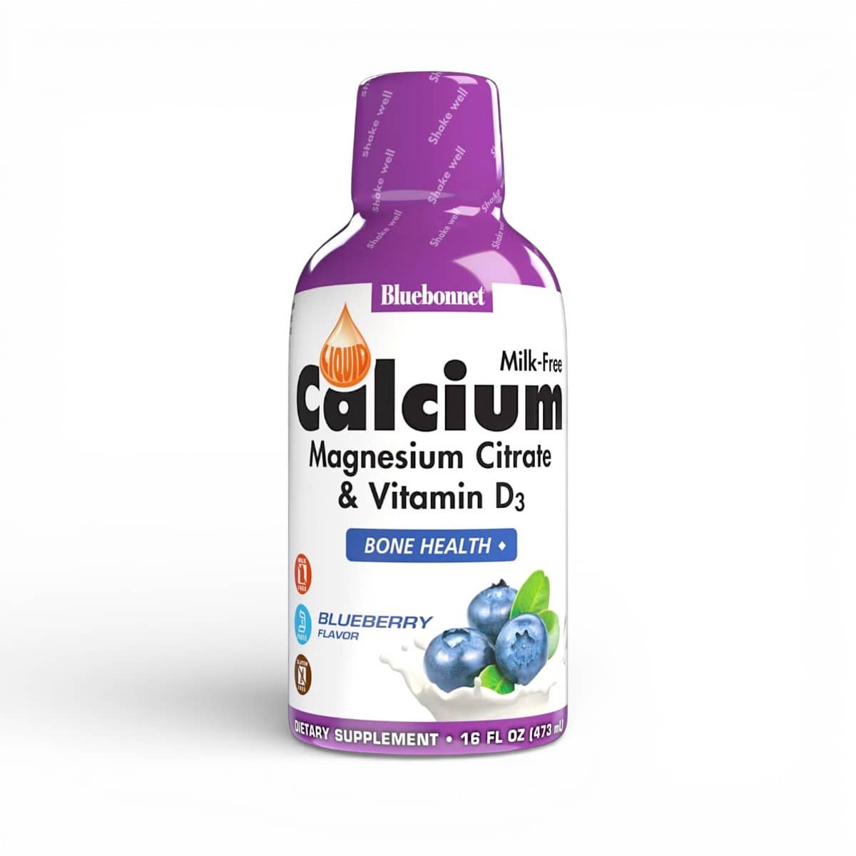 Bluebonnet Nutrition, Liquid Calcium Magnesium Citrate & Vitamin D3, Blueberry, 16 fl oz (473 ml) 1