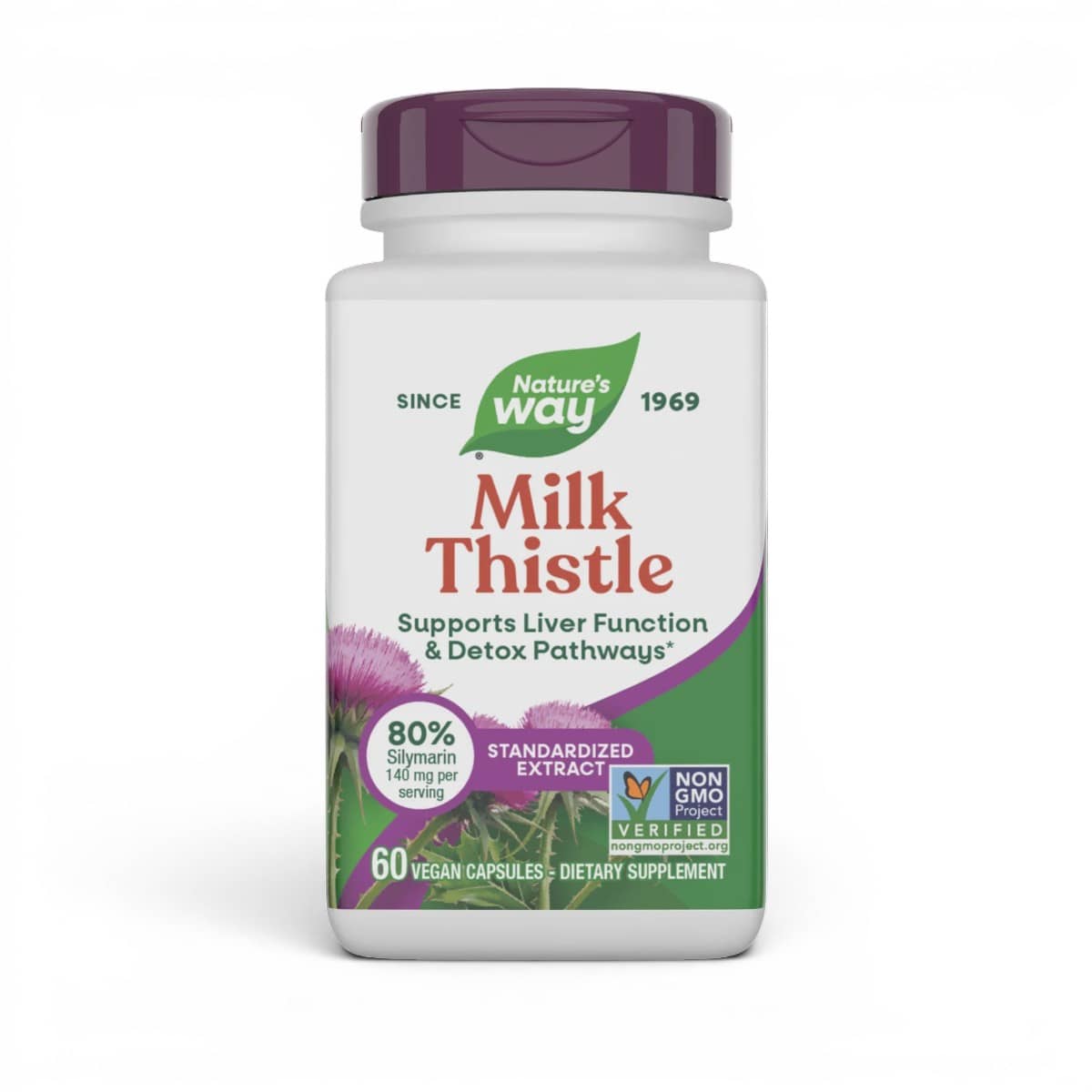 Nature's Way, Milk Thistle, 60 Vegan Capsules 1