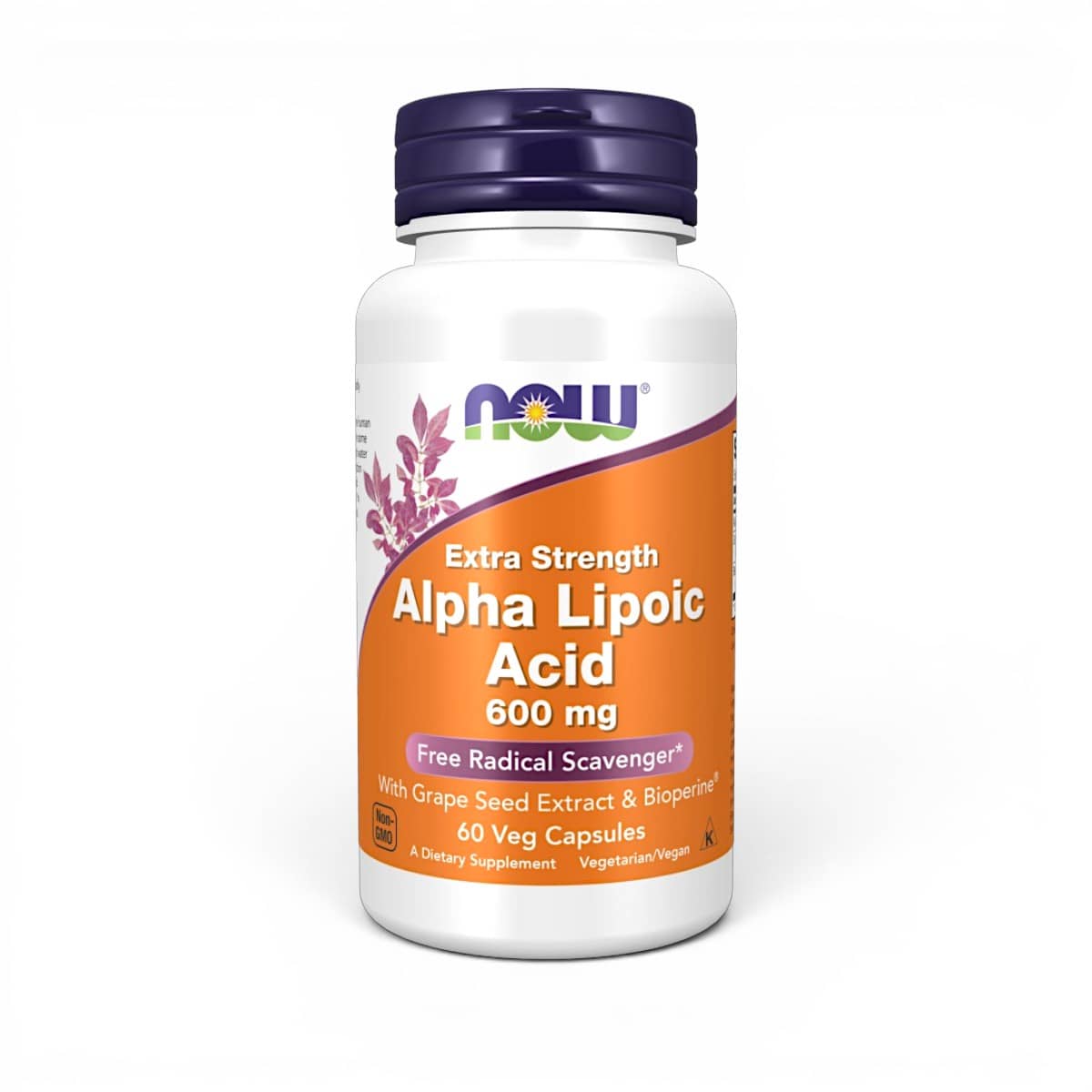 NOW Foods, Alpha Lipoic Acid, 600 mg, 60 Veg Capsules 1