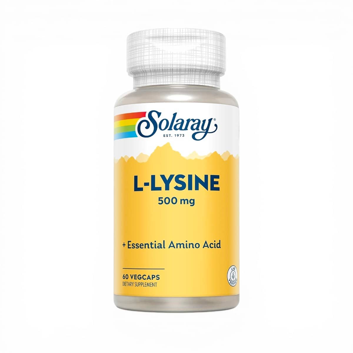 Solaray, L-Lysine, 500 mg, 60 VegCaps 1
