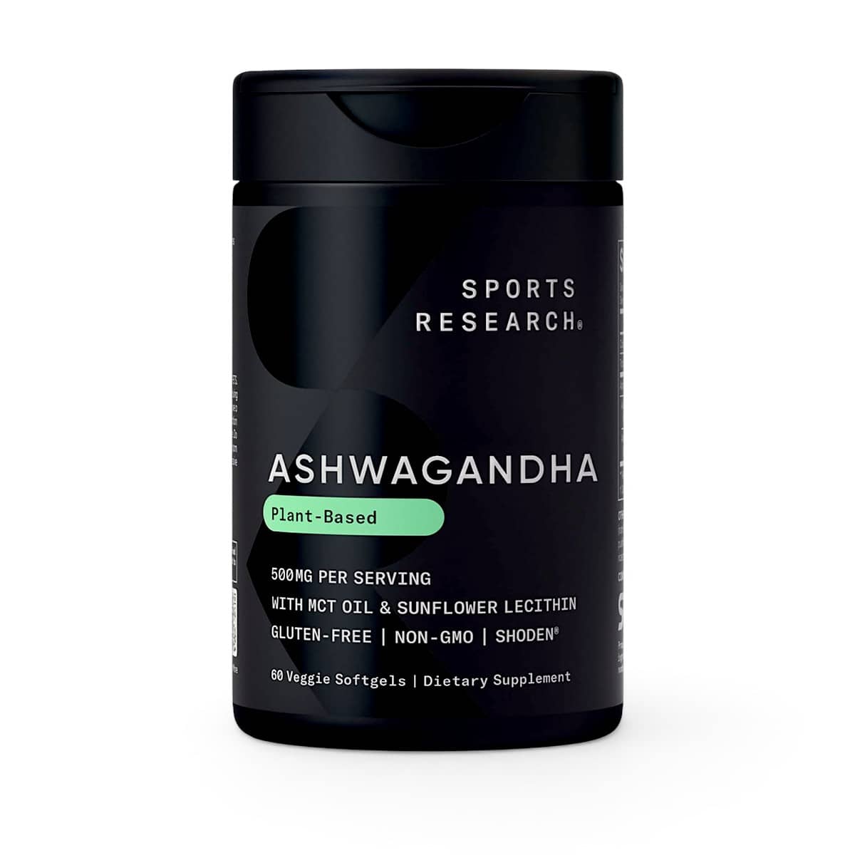 Sports Research, Ashwagandha, Plant-Based, 60 Veggie Softgels (250 mg per Softgel) 1
