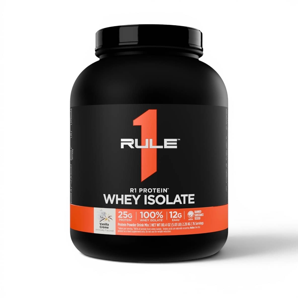 Rule One Proteins, R1 Protein™ Whey Isolate, Vanilla Creme, 900 g 1