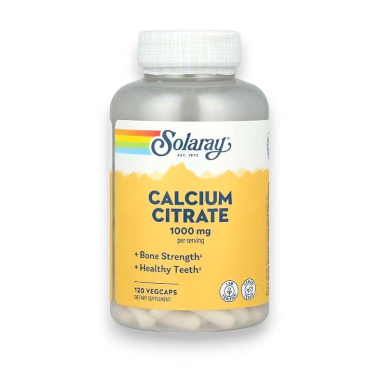 Solaray, Calcium Citrate, 1,000 mg, 120 VegCaps (250 mg per Capsule) 1