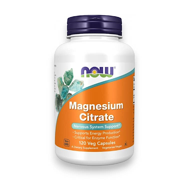 NOW Foods, Magnesium Citrate, 120 Veg Capsules 1