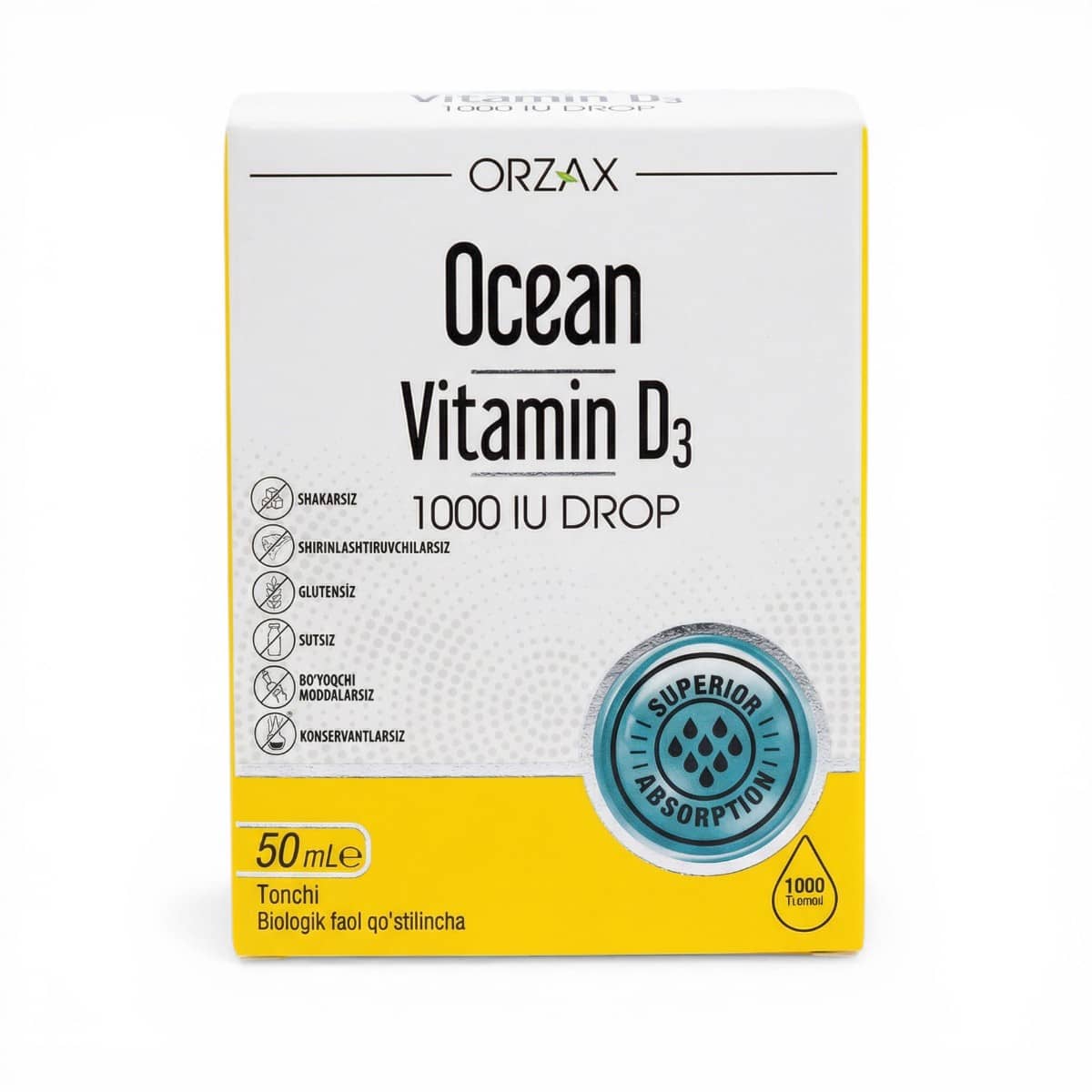 OCEAN, VITAMIN D3 1000IU DROP 50 ML 1