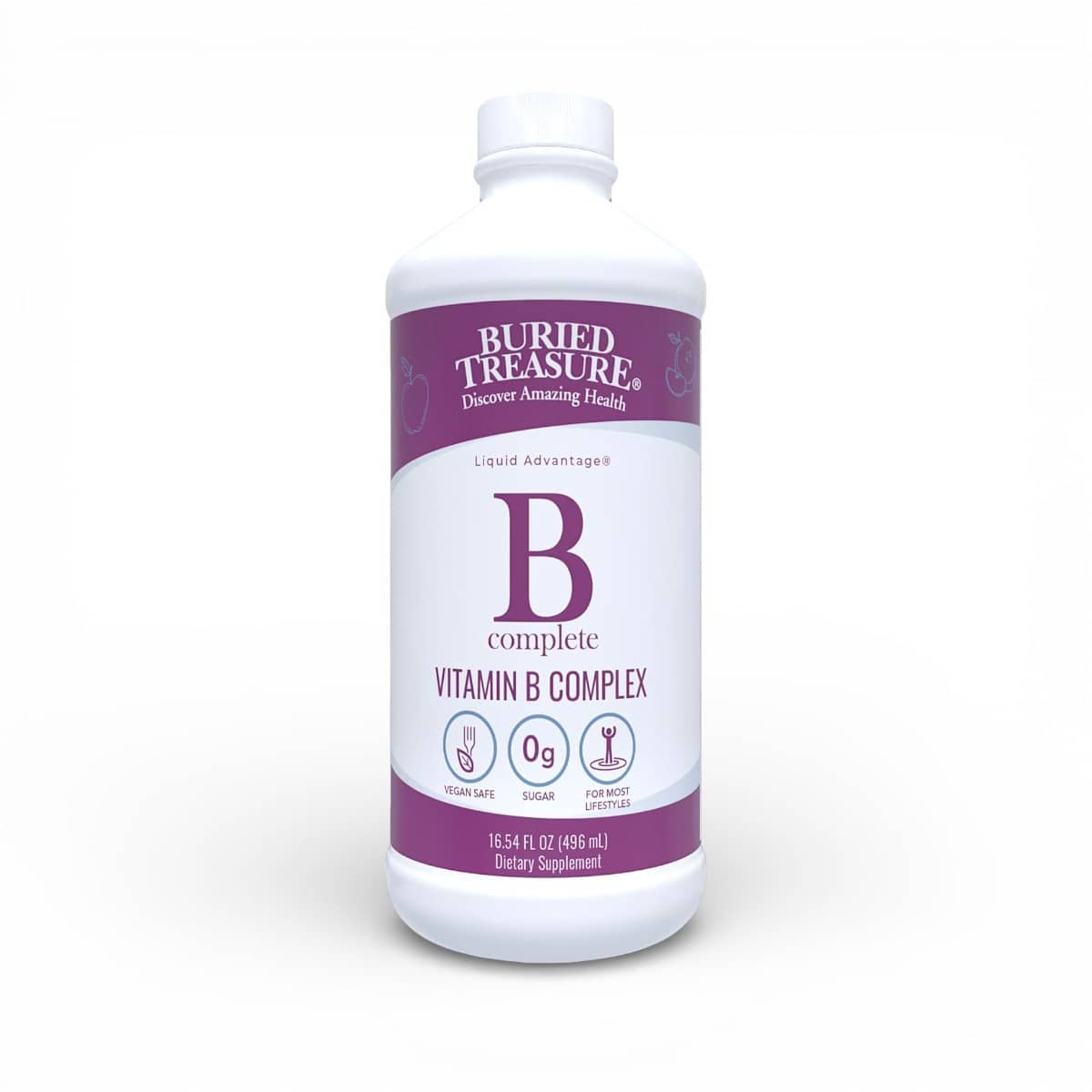 Buried Treasure, Vitamin B Complex Liquid Advantage, 496 ml 1