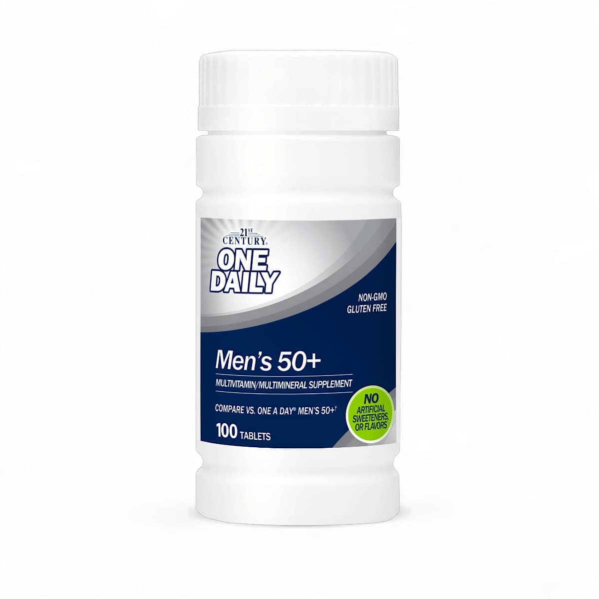 21st Century, One Daily, Men's 50+, Multivitamin Multimineral, 100 Tablets 1