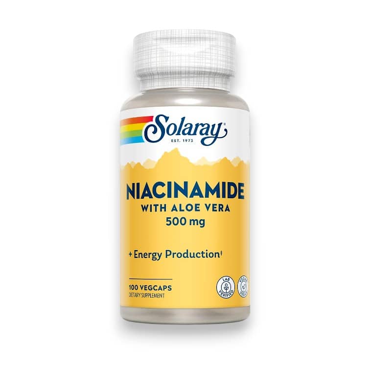 Solaray, Niacinamide, 500 mg, 100 VegCaps 1