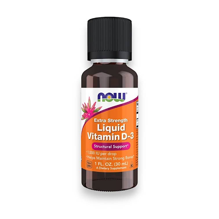 NOW Foods, Liquid Vitamin D-3, Extra Strength, 1,000 IU, 1 fl oz (30 ml) 1