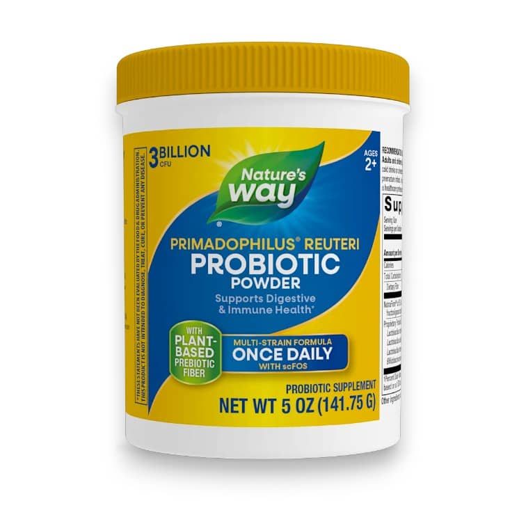 Nature's Way, Primadophilus® Reuteri Probiotic Powder, Ages 2+, 3 Billion CFU, 5 oz (141.75 g) 1