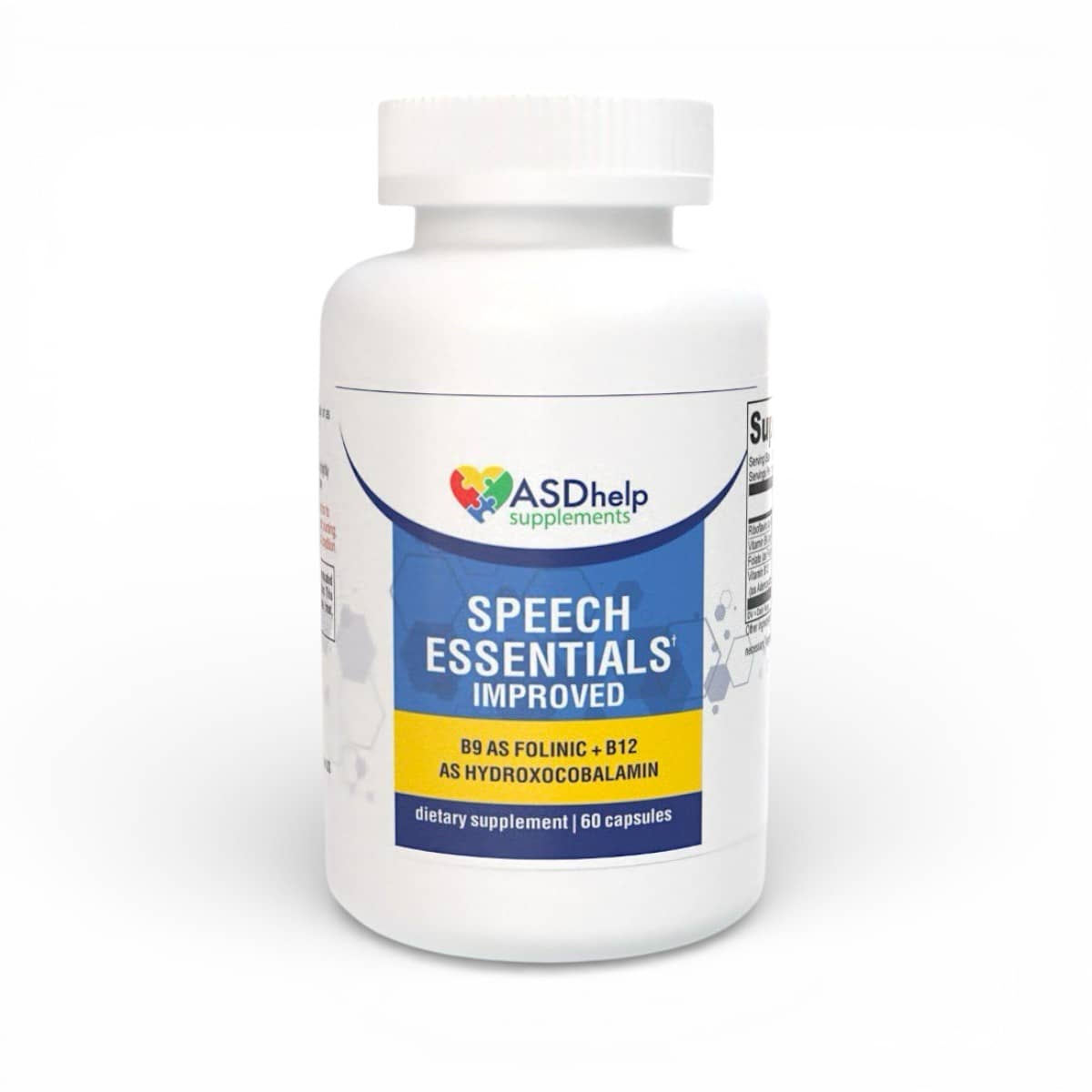 ASD Help Supplements, Speech Essentials, 60 Capsules 1
