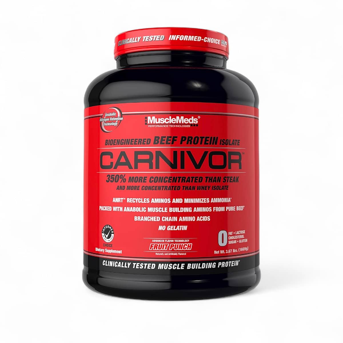 MuscleMeds, Carvinor Beef Protein, Fruit Punch, 1.67 kg 1