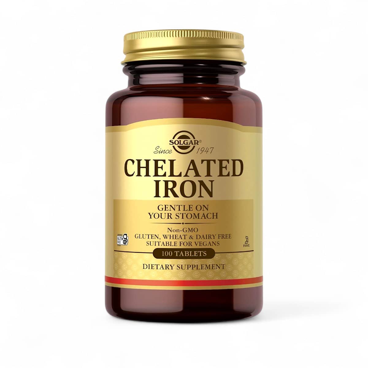 Solgar, Chelated Iron, 100 Tablets (25 mg per Tablet) 1