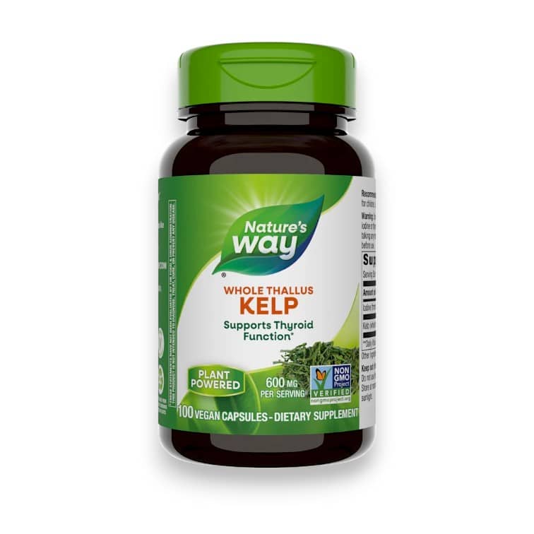 Nature's Way, Kelp, Whole Thallus, 363 mg, 100 Vegan Capsules 1