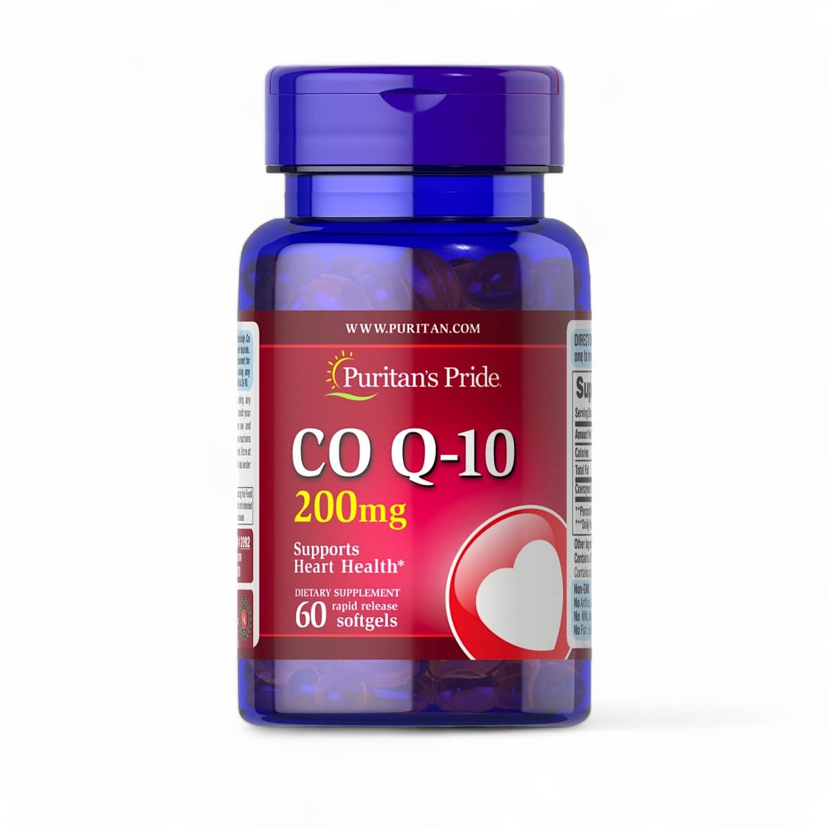 Puritan's Pride, CoQ - 10 200 mg, 60 Softgels 1