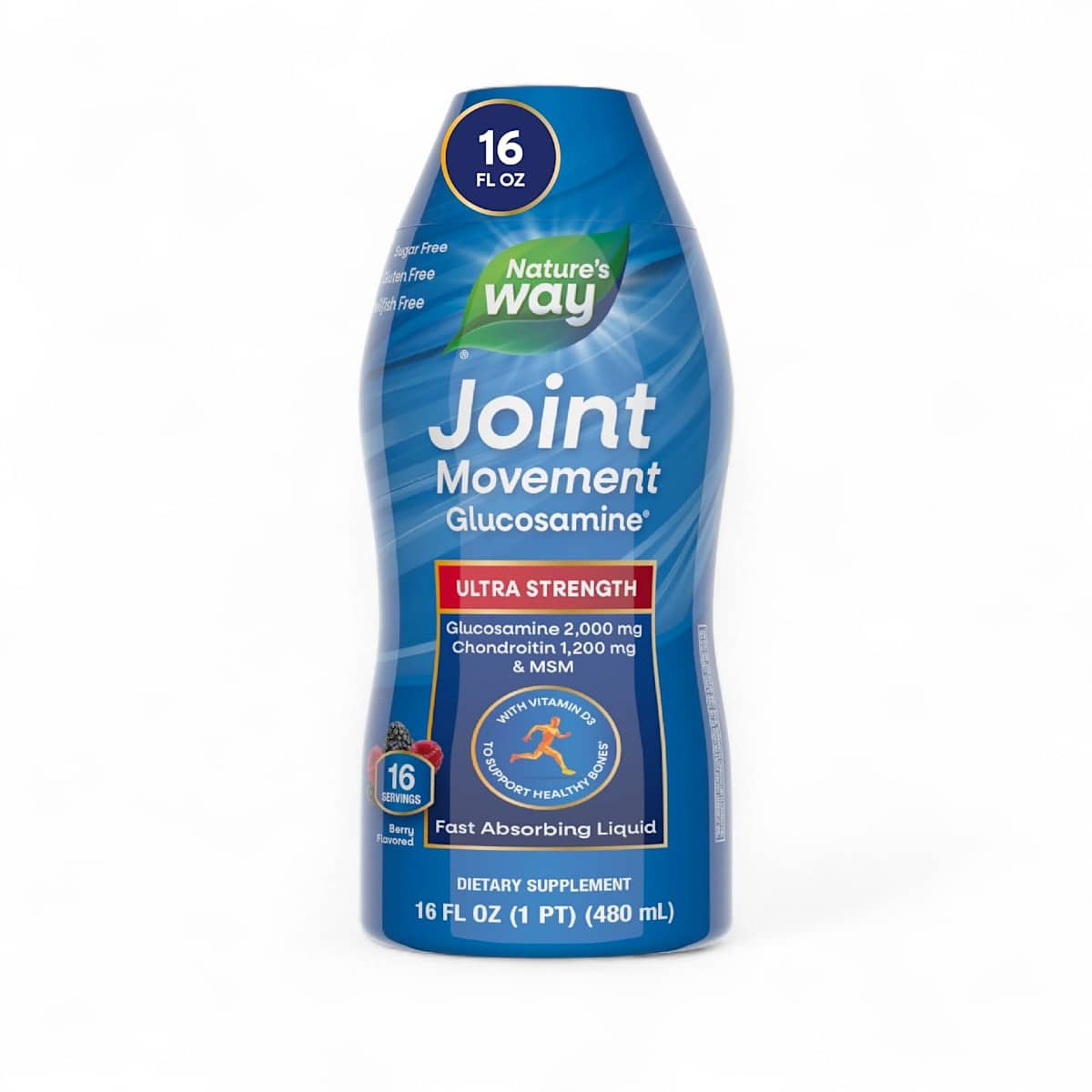Nature's Way, Joint Movement Glucosamine, Ultra Strength, Berry , 16 fl oz (480 ml) 1