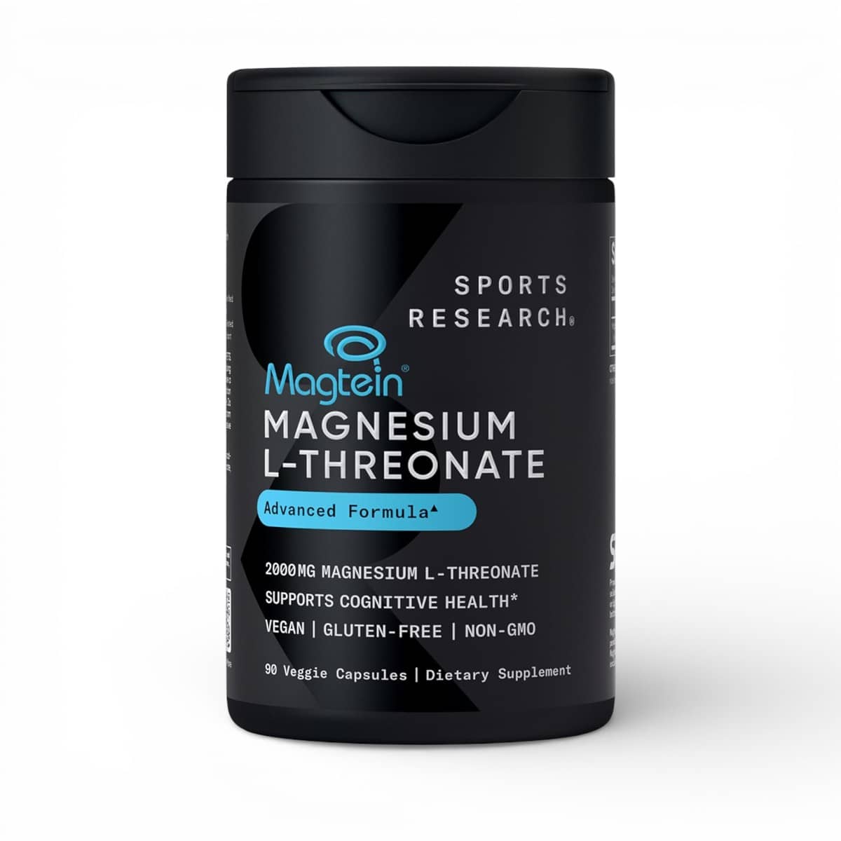Sports Research, Magtein®, Magnesium L-Threonate, 90 Veggie Capsules (666 mg per Capsule) 1