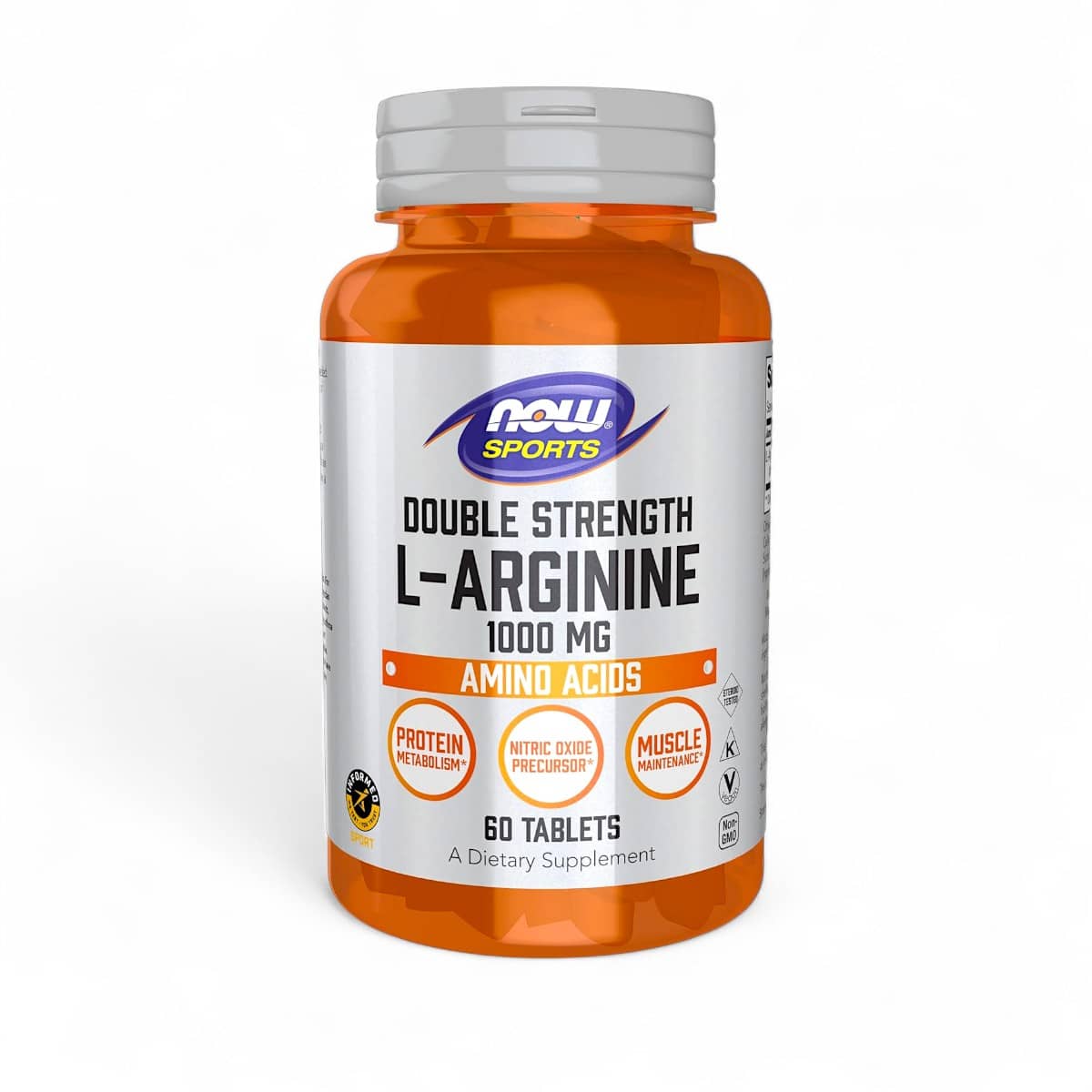 NOW Foods, Double Strength L-Arginine, 1,000 mg, 60 Tablets 1