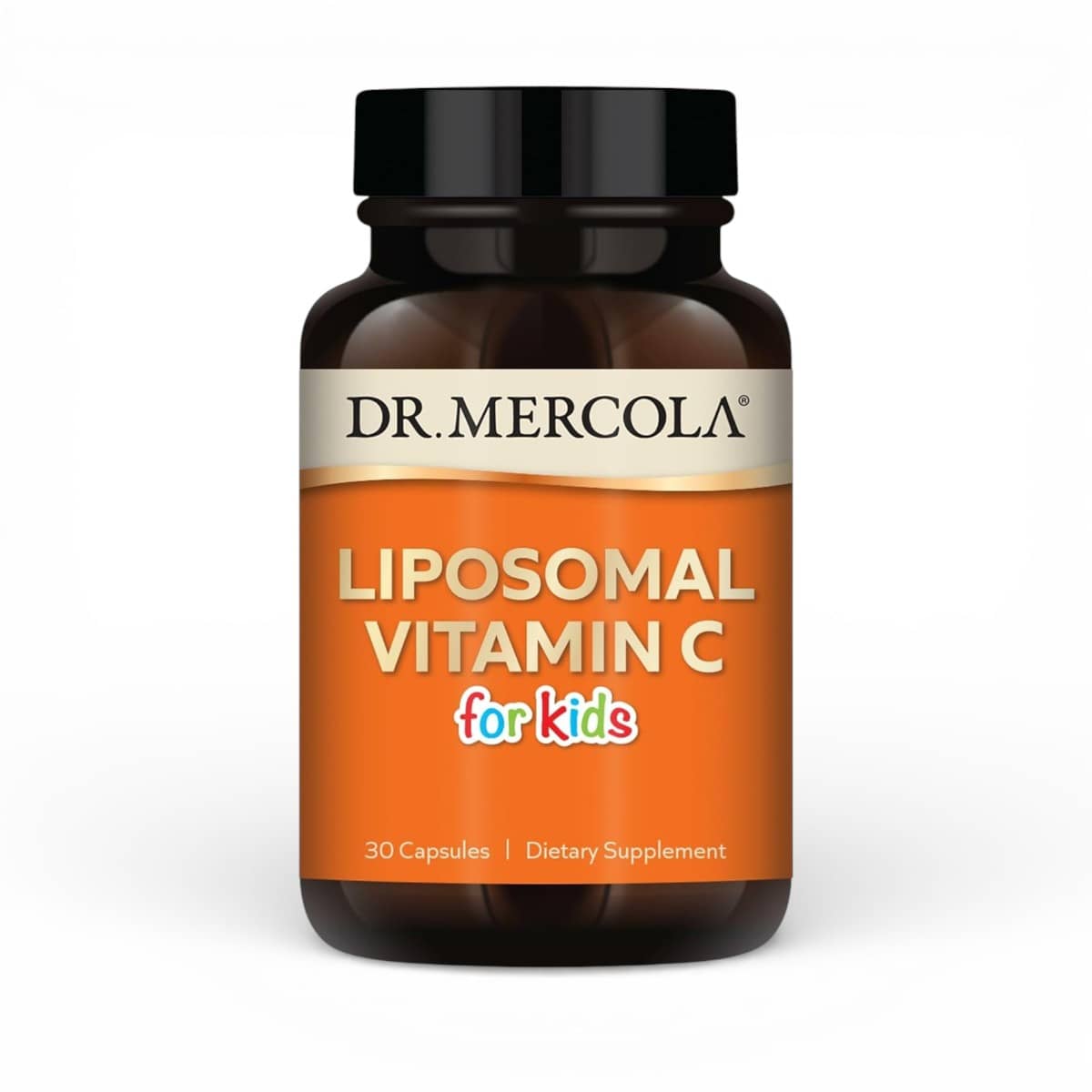 Dr. Mercola, Liposomal Vitamin C for Kids, 30 Capsules (125 mg per Capsule) 1