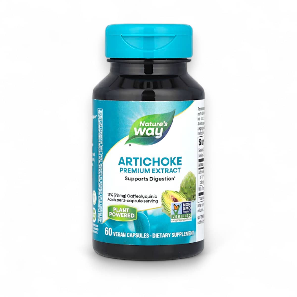 Nature's Way, Artichoke, Premium Extract, 60 Vegan Capsules 1