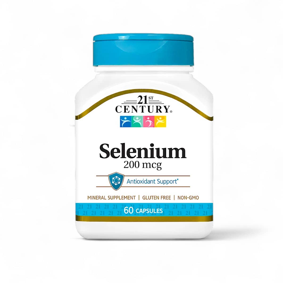 21st Century, Selenium, 200 mcg, 60 Capsules 1