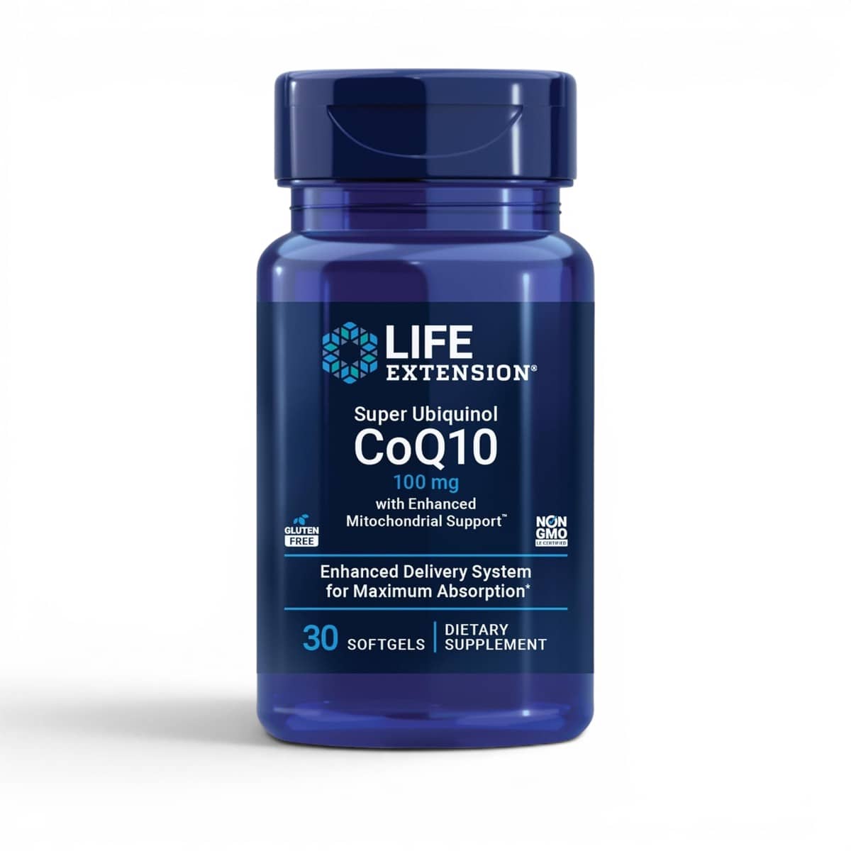 Life Extension, Super Ubiquinol CoQ10 with Enhanced Mitochondrial Support, 100 mg, 30 Softgels 1