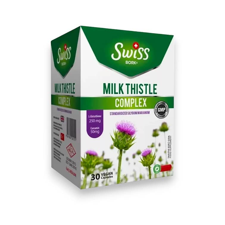 Swiss Bork, Milk thistle complex, 30 vegcaps 1