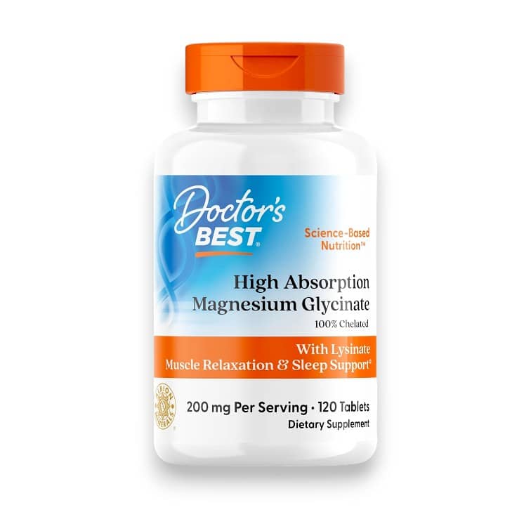Doctor's Best, High Absorption Magnesium, 200 mg, 120 Tablets, (100 mg per Tablet) 1