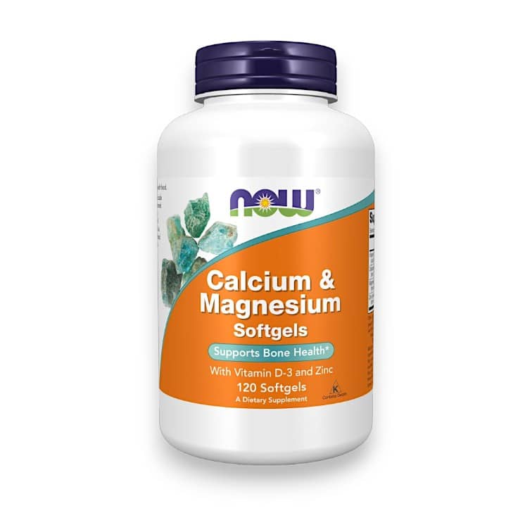 NOW Foods, Calcium & Magnesium with Vitamin D3 and Zinc, 120 softgels 1