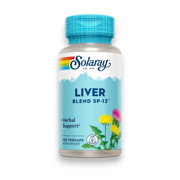 Solaray, Liver Blend SP-13, 100 VegCaps 1