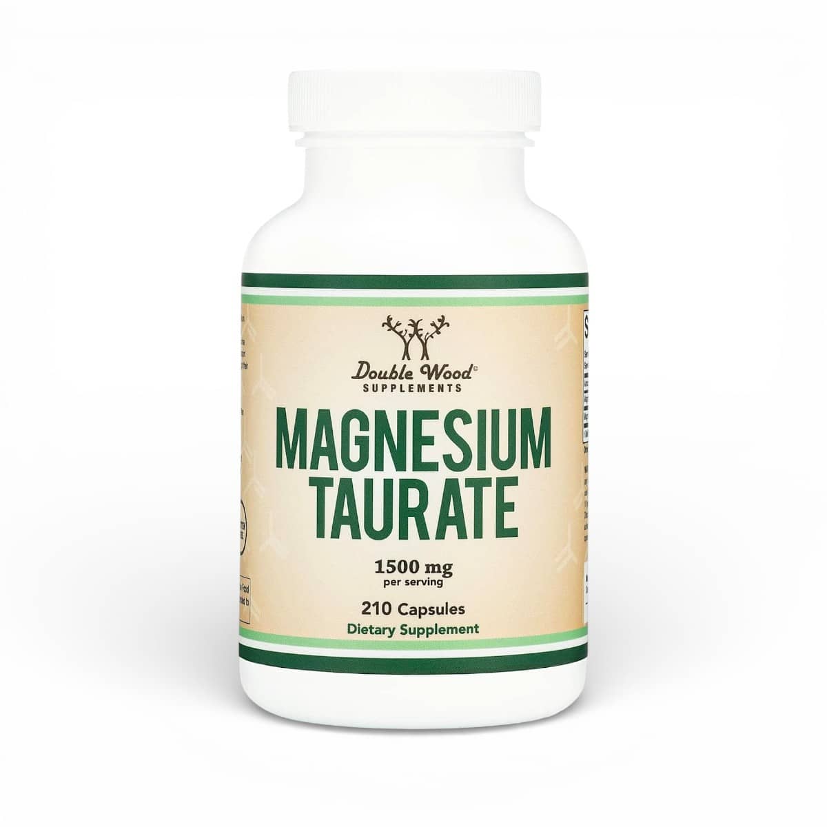 Double Wood, Magnesium Taurate, 1500 mg, 210 Capsules 1