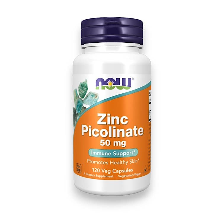NOW Foods, Zinc Picolinate, 50 mg, 120 Veg Capsules 1