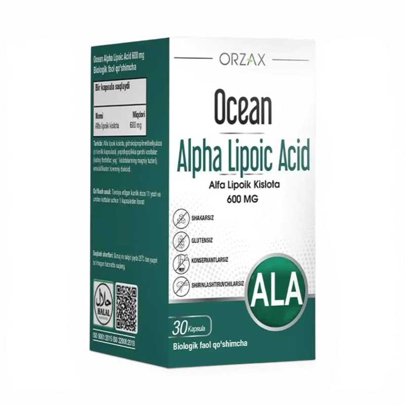 OCEAN, ALPHA LIPOIC ACID 600MG №30 CAPSULE 1