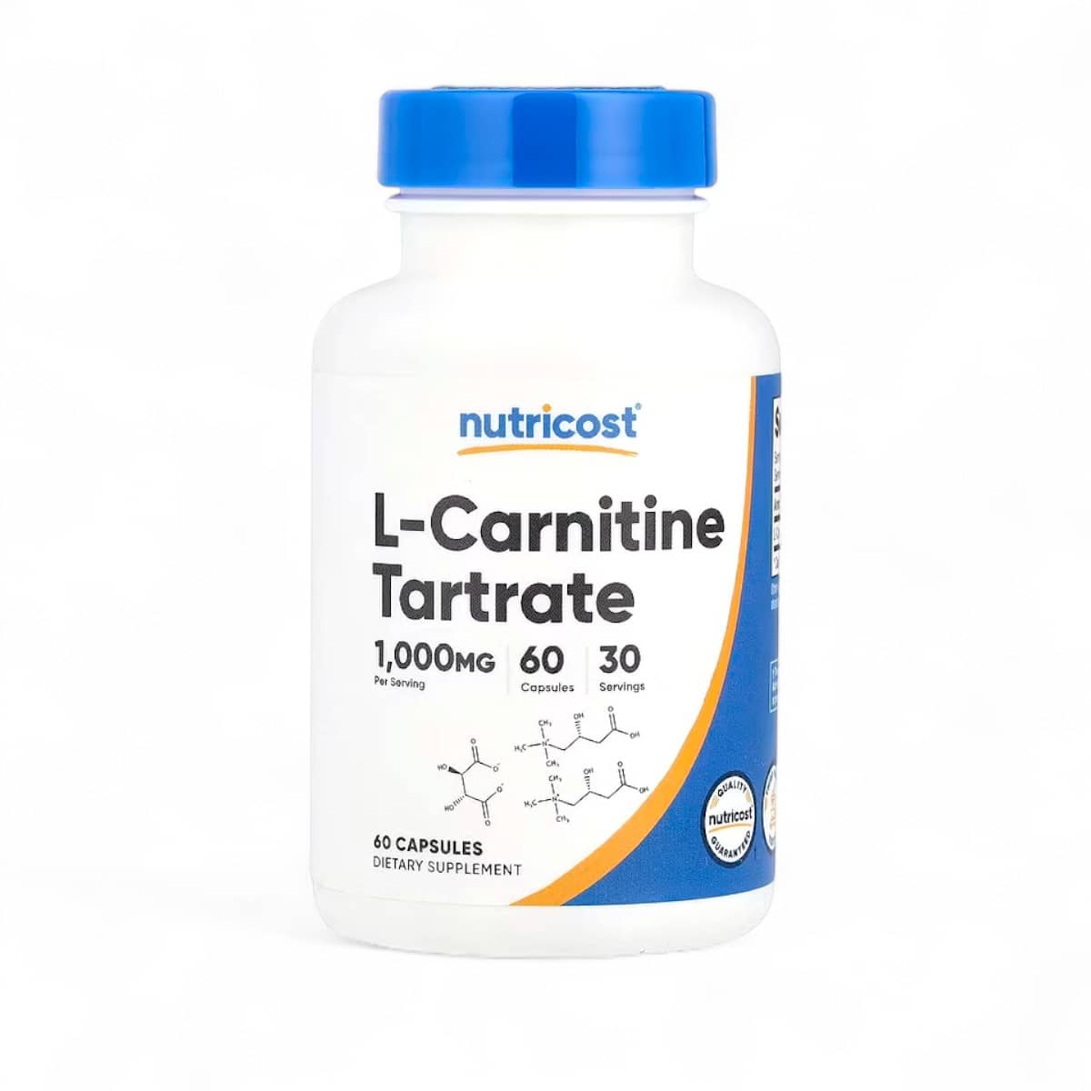 Nutricost, L-Carnitine Tartrate, 60 Capsules (500 mg per Capsule) 1