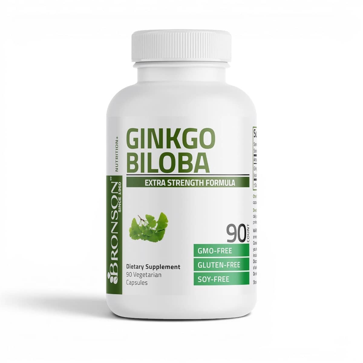 Bronson, Gingko Biloba Extra Strength, 90 caps 1