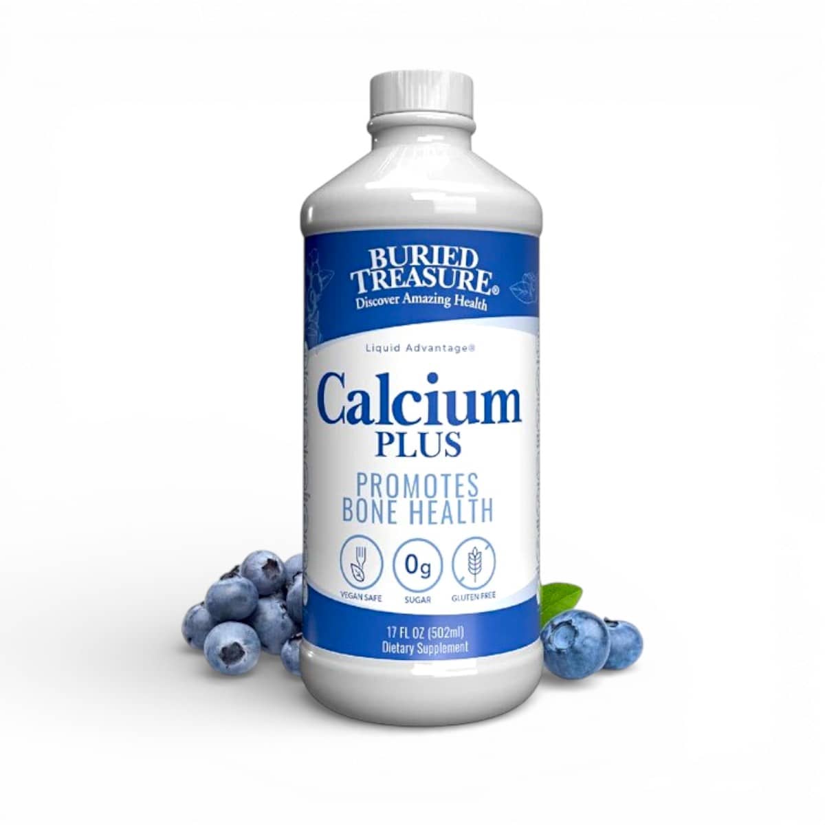 Buried Treasure, Calcium Plus Blueberry Liquid Advantage, 496 ml 1