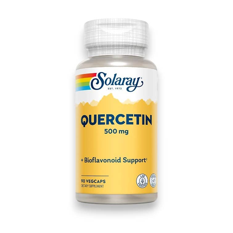 Solaray, Quercetin, 500 mg, 90 VegCaps 1