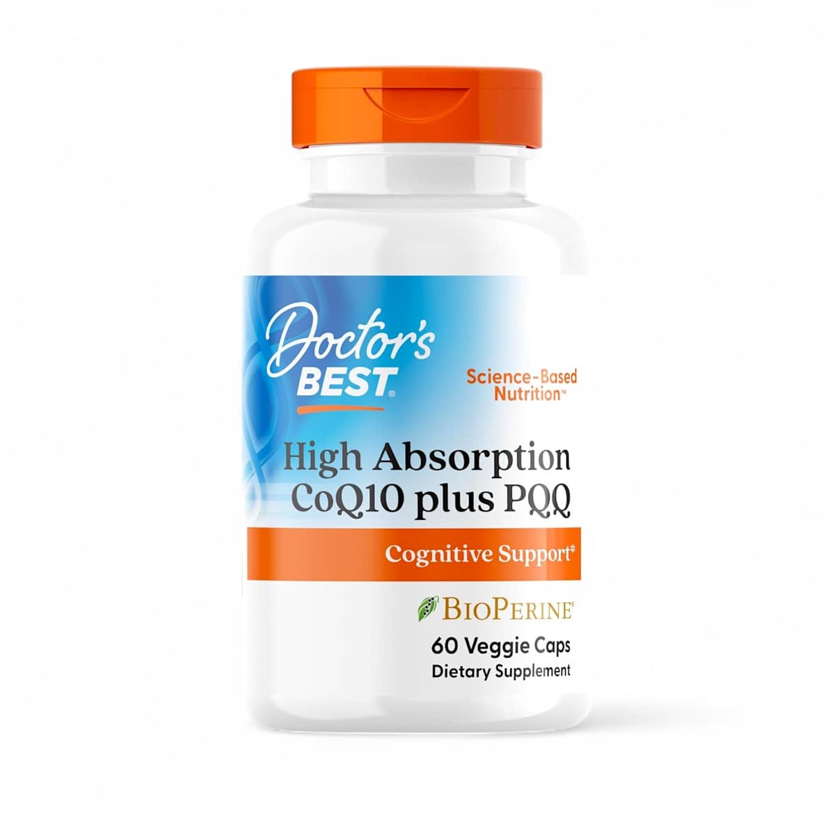 Doctor's Best, High Absorption CoQ10 Plus PQQ, 60 Veggie Caps 1
