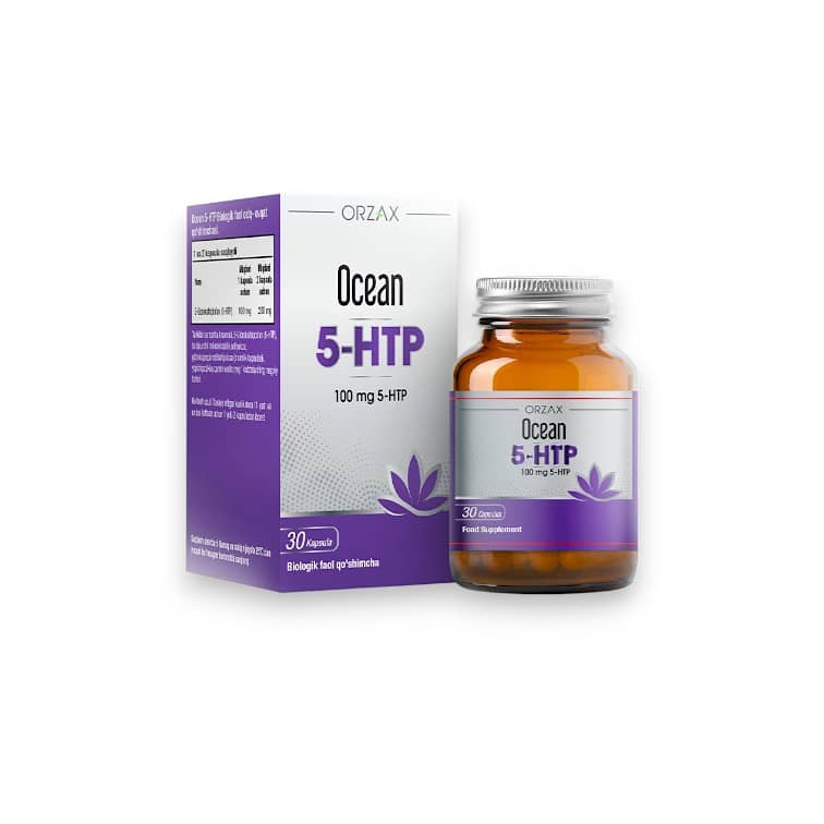 Ocean 5 HTP, 100 mg, 30 Capsules 1