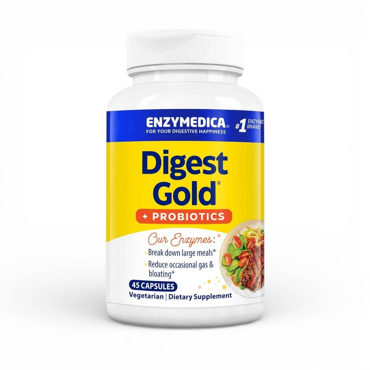 Enzymedica, Digest Gold® + Probiotics, 45 Capsules 1