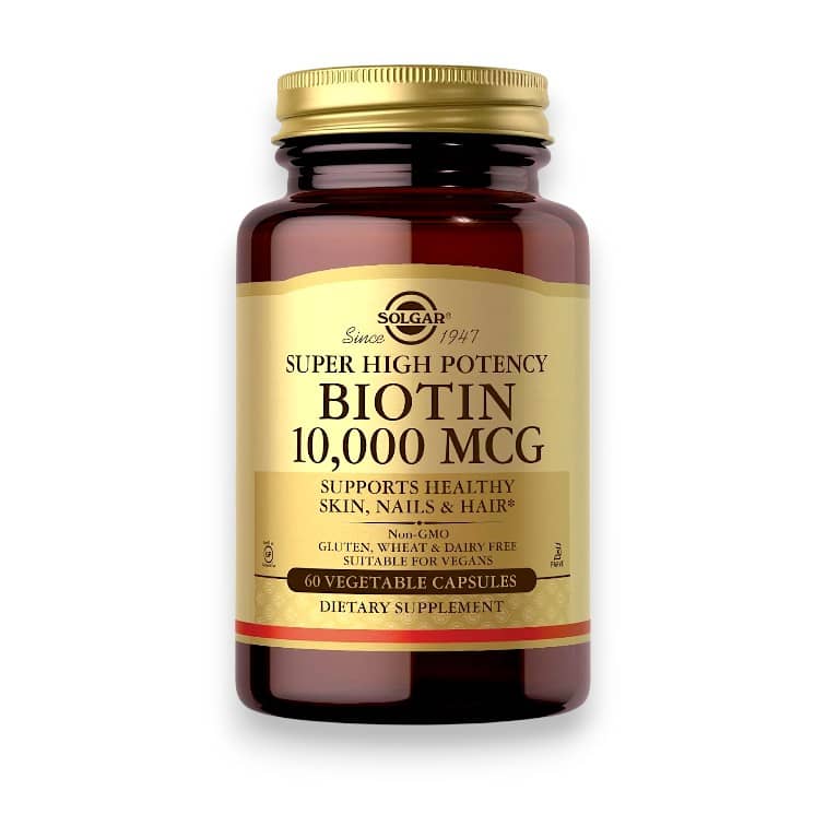 Solgar, Super High Potency Biotin, 10,000 mcg, 60 Vegetable Capsules 1