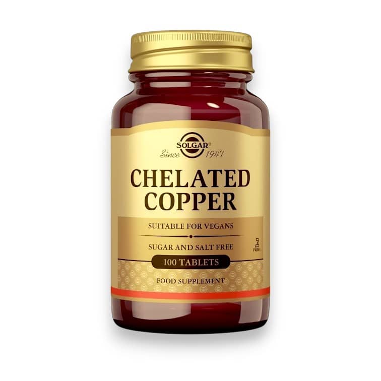 Solgar, Chelated Copper, 100 Tablets 1