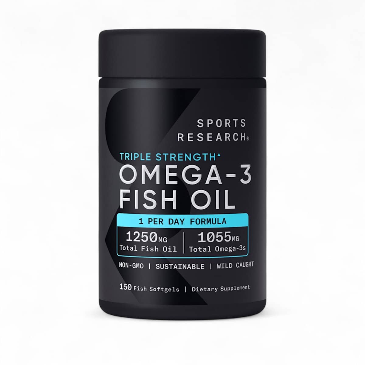 Sports Research, Omega-3 Fish Oil, Triple Strength, 150 Softgels 1