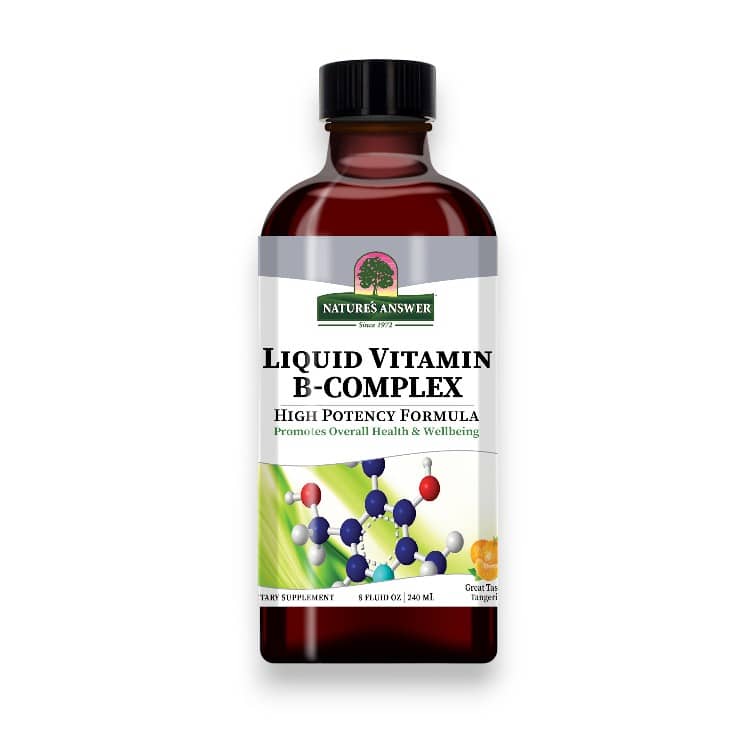 Nature's Answer, Liquid Vitamin B-Complex, Tangerine , 8 fl oz (240 ml) 1
