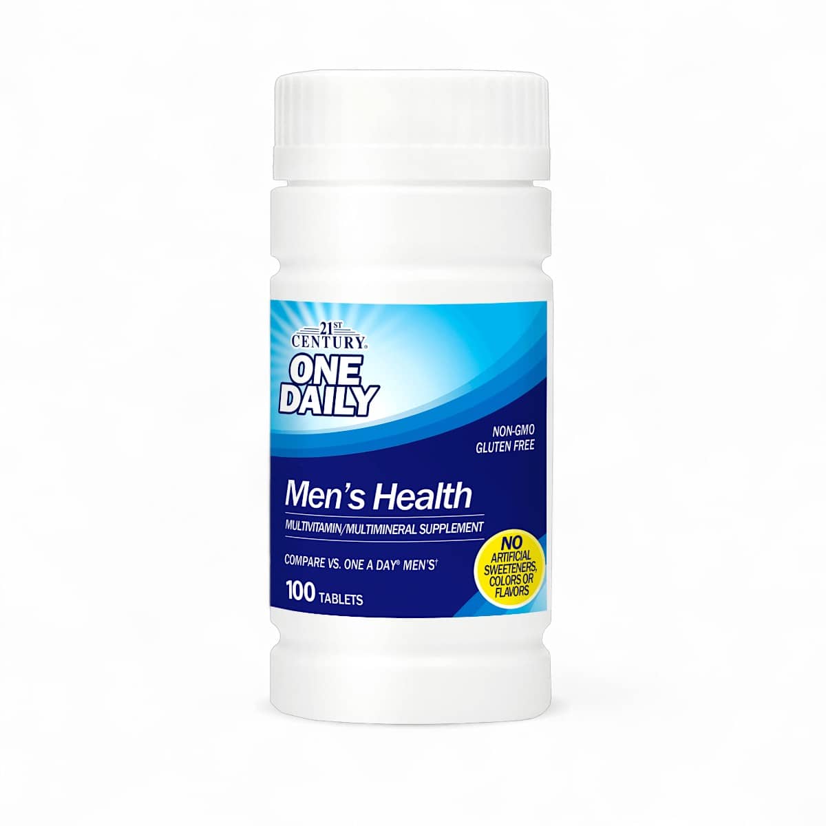 21st Century, One Daily, Men's Health, 100 Tablets 1