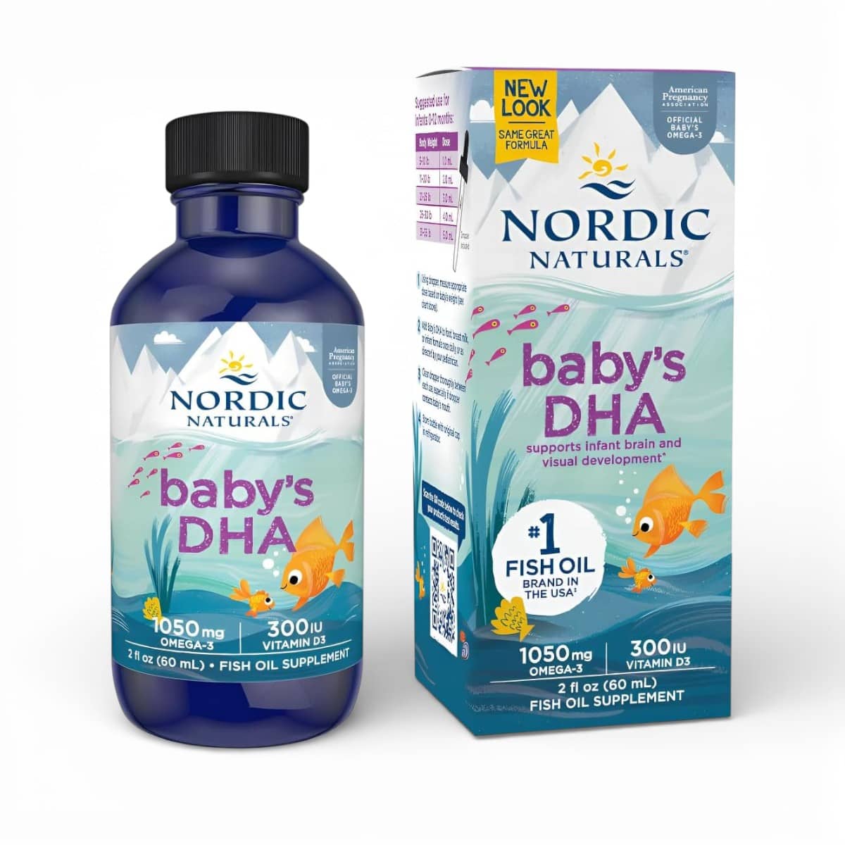Nordic Naturals, Baby's DHA, 2 fl oz (60 ml) 1