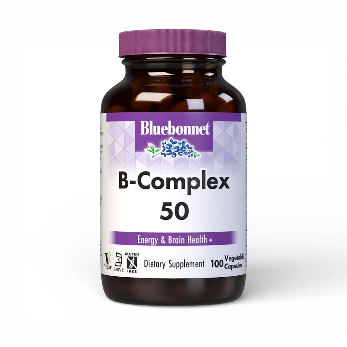 Bluebonnet Nutrition, B-Complex 100, 50 Vegetable Capsules 1
